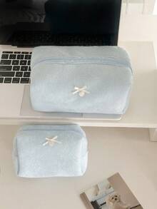 1 Túi đựng mỹ phẩm nữ kiểu Hàn Quốc, thiết kế jacquard, mềm mại và bông xốp, dung tích lớn, túi đựng đồ du lịch có khóa kéo, túi đựng đồ dùng vệ sinh cá nhân dễ thương, họa tiết caro, túi đựng đồ trang điểm dung tích lớn, túi đựng mỹ phẩm du lịch, túi đựng đồ đa năng, đồ dùng học tập, đồ dùng nghỉ lễ, đồ dùng du lịch, đồ dùng ký túc xá, quà Giáng sinh, quà tặng mẹ, quà tựu trường, quà tặng học sinh, quà tặng phù dâu, quà năm mới - Nhiều màu - Xem 18