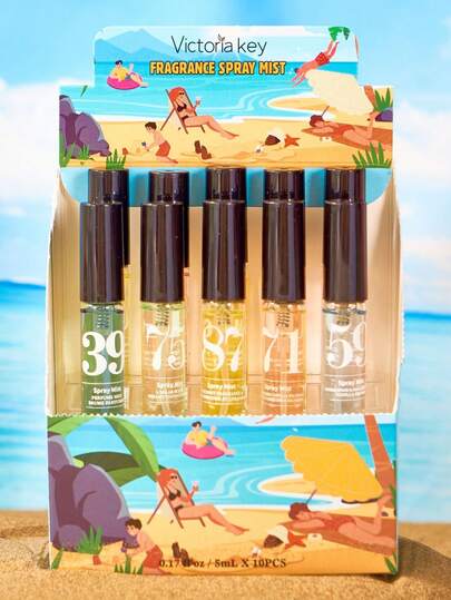 10pcs/Set Room Fragrance Spray Box, Multiple Scents Available - Create A Long-Lasting, Fresh, Natural And Charming Fragrance. Provides An Affordable Luxury Experience. Suitable For Home, Bedroom, Office, Car, New Car, Travel, Wedding Gifts, Souvenirs, Decoration, Luxury High-End, Ideal For Valentine's Day, Easter, New Year, Birthday, Back To School, Anniversary Celebration