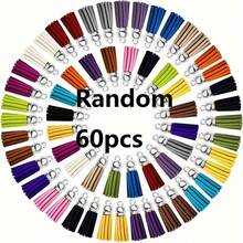 30/60/100pcs Assorted Vibrant Faux Suede Tassels With Gold Tone Caps - Rainbow Keychain Charms, Suitable For DIY Jewelry, Crafts And Phone Straps, Jewelry Making Accessories - Tassel - View 18