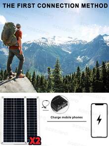 7000W Solar Power Generation Kit, DC 12V To AC 110V/220V Inverter, 2pcs Solar Panels, Controller - SEP-12K-2-d7000 - View 10