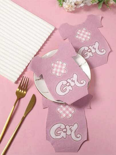 20 chiếc khăn giấy màu hồng chủ đề tiết lộ giới tính, khăn giấy hình quần áo, đồ trang trí sinh nhật, đồ dùng tiệc sinh nhật, khăn giấy cho tiệc em bé, khăn giấy, sinh nhật bé gái, tiệc tiết lộ giới tính, quà sinh nhật, quà tặng tiệc, trang trí tiệc mừng em bé, đồ trang trí sinh nhật tại nhà, đồ dùng nhà bếp, đồ trang trí tiệc theo chủ đề tiết lộ giới tính.