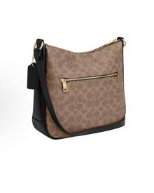 Túi đeo chéo nữ COACH Ellie 27 Classic Logo Zip Closure bằng vải canvas phủ lớp chống thấm, phụ kiện thời trang và thanh lịch. - màu nâu lá phong - Xem 5