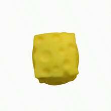 Mini Square Cheese Squishy Toy Slow Rebound Soft Squeeze Hand Relief For Daily Use - 黃色 - 查看 4