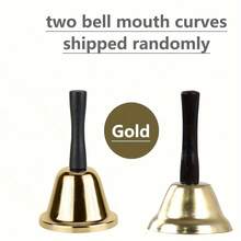 金银手铃 - 金属经典款服务铃/呼叫铃，适用于教室、婚礼、派对、圣诞节等场合 - 耐用且声音洪亮 - 多色 - 查看 6