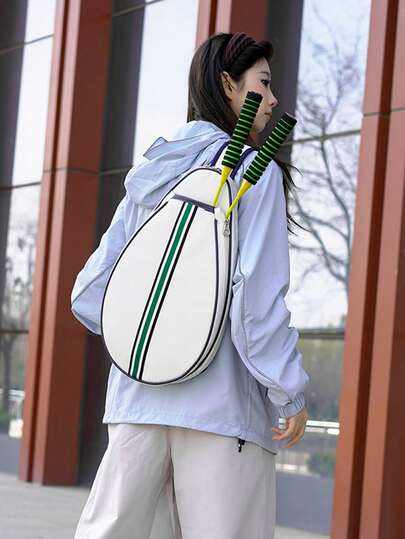 2025 New Badminton Bag, Outdoor Sports Training One Shoulder Tennis Bag, PEAK Racket Bag, Crossbody Bag, Unisex Tennis, Badminton, Squash Racket Bag, Tennis Racket, Badminton, Sports Accessories, Men's Gift, Valentine's Day Gift