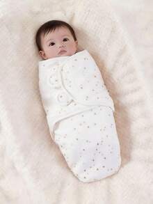 1件婴儿铝箔襁褓，舒缓防惊吓，新生儿星形铝箔包裹，柔软亲肤！ - 嬰兒燙金襁褓 - 查看 9