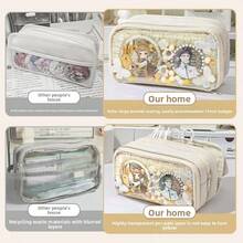 1 hộp đựng bút dung tích lớn, hộp bút kiểu Nhật tối giản, túi đựng đồ đa năng, túi đựng mỹ phẩm nữ, túi đựng đồ dùng vệ sinh cá nhân, túi đựng văn phòng phẩm học sinh, túi đựng bút chì, ba lô - Túi đựng đồ 13 lớp dung tích lớn - Xem 7