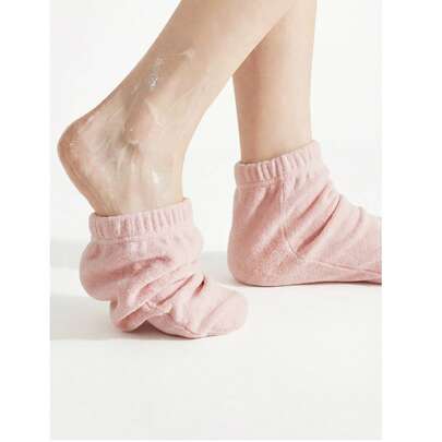 Vớ mặt nạ dưỡng ẩm và làm dịu da chân cao cấp, có thể tái sử dụng, dùng kèm với kem dưỡng ẩm yêu thích để phục hồi da và chăm sóc chân tại nhà. Món quà lý tưởng cho Ngày của Mẹ, Ngày Valentine, Năm mới và các ngày lễ khác.