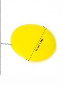 黄色汽车打蜡抛光泡沫海绵蜡涂抹器清洁垫 - 彩色 - 查看 7