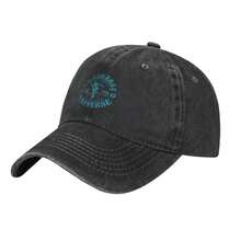 Samus Aran  Casual Washed Denim Baseball Hat For Women Men Retro Solid Color Adjustable Soft Cap Breathable Sun Protection Visor For Daily Sports Streetwear - màu đen - Xem 2