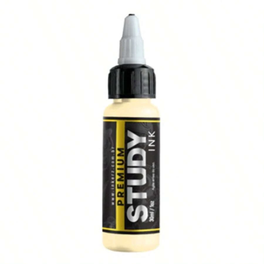 Study Ink 30ml For Tattoo Practice - Ivory White - View 1