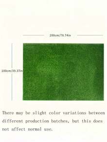 1 tấm thảm cỏ nhân tạo, cỏ giả bằng nhựa dùng cho sân golf, đường chạy, hàng rào ngoài trời, bãi biển, hồ bơi bơm hơi. - màu xanh lá cây - Xem 6
