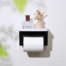 Tissue Box & Rack - Black - View 2
