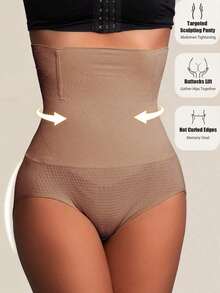 1 Pc Seamless High Waist Shaping Panties Slimming Tummy Control Waist Trainer Body Shaper Shorts Bottoms Shapewear For Women Underwear Women's Underwear Sheath Flat Belly Woman Lingerie Briefs Butt Lifter - Black - View 2