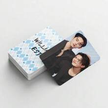 1pc 92pcs/Box WilliamEst (60pcs LOMO Cards + 32pcs Stickers) K-POP Fan Merchandise, SKZ Limited Edition Fan Goods, Photo Cards, Stickers, Holiday Gift - Multicolor - View 7