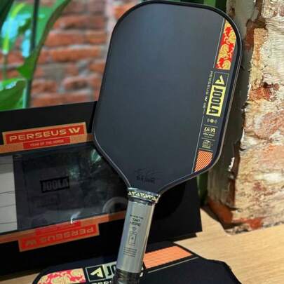 1pc JOOLA Pro IV Year Of The Horse Limited Edition Ping Pong Paddle - Original Carbon Fiber Surface - Perseus Design - 14mm/16mm - Propulsion Core - Matte Textured Surface - ITTF And USATT Certified Ping Pong Paddle