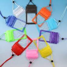 Good Goods, Cameras, Transparent Beach Bags, , Waterproof Bags, Rafting, Swimming, Mobile Phones, Epidemic Prevention Supplies, Leak-Proof - Three-fold Inflatable Dark Blue - View 2