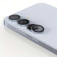 适用于三星 Galaxy S26 Ultra、S26 Plus、S26、S25 Ultra、S24 Ultra、S23 FE、S25 Plus、S24 Plus、S23+、S22 Ultra、A57、A56、A55、A54、A37、A35、A34、A26、A25、A24、A16、A15、A14 的钢化玻璃镜头保护膜 - 藍色 - 查看 7