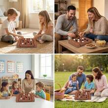 Orbital Logic Strategy Board Game,Develops Logic And Strategy Skills, Interactive Gameplay For Double Players,With ABS Material Construction, Educational Strategy Board Gamefor 3+ Years Old Kids - 彩色 - 查看 6