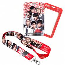BT/S AIRRANG 挂绳带卡套 RM Jin J-Hope Jimin V K-Pop 演唱会必备挂绳 粉丝身份识别证 公交卡 学生卡 线下粉丝礼物交换 - 彩色 - 查看 5