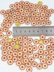 20/50/80/120pcs Set Rhinestone Beads, Fashion Red Rhinestone Decorative Beads For Jewelry Making, Suitable For Crafts - 14mm Red Diamond - View 8