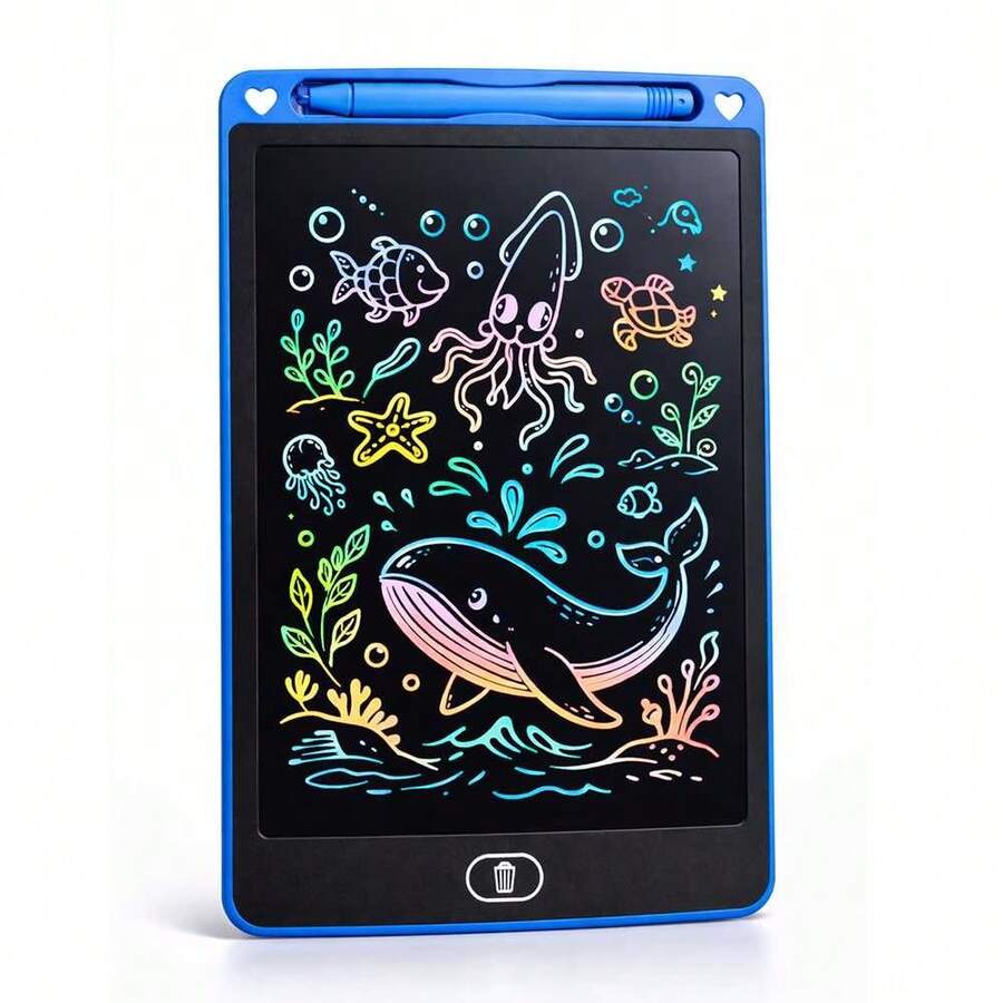 10.5" Erasable LCD Magic Drawing Board - Blue - View 1