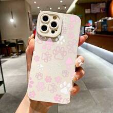 Perfect Gift For Animal Lovers. A Unique And Stylish Gift., Stylish Accessory, Daily Essentials,  Design, Animal Theme, Uv Printed, Shockproof Case,  Cover, Pawthemed Case,  Users, Fashion Enthusiasts - White - View 2