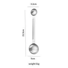 1pc Magnetic Measuring Spoon Set, Double-Sided Design For Liquid & Dry Ingredients - Can Be Placed In Spice Jars, Precise Measurement - 403 Stainless Steel - View 12