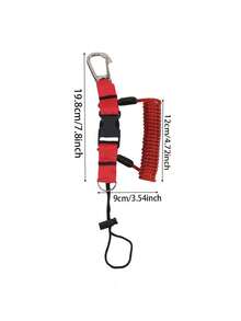 1 Pc Diving Camera Anti Lost Rope, Stainless Steel Spring Rope, Sports Camera Hanging Rope, Flashlight, Lost Hand Rope - Conventional - View 3
