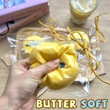 Butter Pudding Silicone Taba Squishy, Office Stress Relief Creamy Soft Handmade Squeeze Toy, Christmas Halloween Gift - Multicolor - View 6