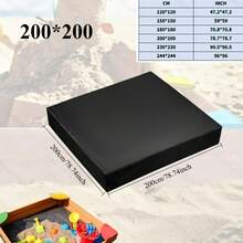 1pc Polyester Square Sandbox Sun Shade Cover, With Drawstring Design, Suitable For Use At Beach, Swimming Pool, Patio, Garden, Lawn In Summer (Shade Cover Only) - View 8