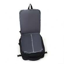 1pc Multi-Color Solid Nylon 180° Full-Open Large Capacity Shoe Compartment Multi-Pocket Zipper Closure Handbag Suitable For Air Travel And Vacation - Multicolor - View 9