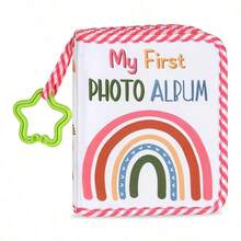 1pc New Cartoon Baby Cloth Photo Album, Children Growth Memory Album, Baby Photo Storage Album, Soft Cloth Book, Forest Brown Bear "My Memory" Album - Multicolor - View 11