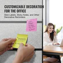 Office Divider, 2 Panel Office Partition, Freestanding Office Divider Wall Partition & Privacy Divider Reduce Noise And Room Separation, Light Grey - 2 Panel - View 4