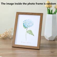 5/6/7/8/10 Inch A4 Minimalist Wooden Photo Frame, Freestanding Or Wall Mounted, Nordic Style, Great Gift - Multicolor - View 19