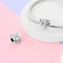 925 Sterling Silver Pink Series Charms Bow Tie Girl Cake Princess Beads Pendant Setting Bracelet Jewelry Gift For Women 3Q3Y - KTC358 - 查看 6