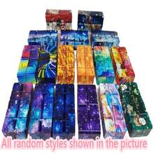 星空无限旋转魔方玩具 - 2x2创意翻转口袋减压玩具，ABS塑料星空图案，可折叠无限旋转，减压小工具，手指拼图玩具，学生返校礼物，生日节日礼物 - 彩色 - 查看 6