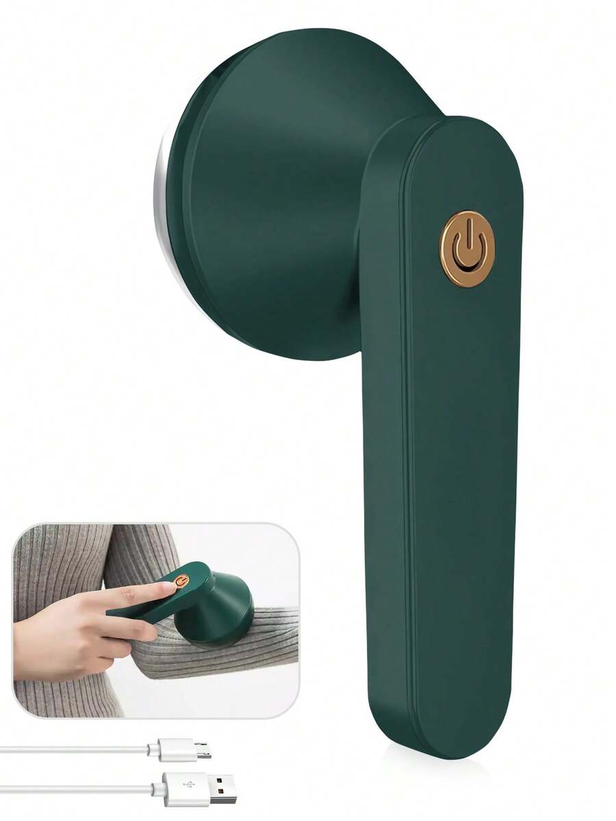 Máy hút bụi điện sạc lại, thiết kế 6 lưỡi, thích hợp để loại bỏ xơ vải trên quần áo, đồ nội thất, áo len, ghế sofa, chăn và các vật dụng khác. - A - Xem 1