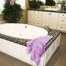 Utopia Towels 4 Pack Premium Bath Towels Set, 27 By 54 Inches, 100% Ring Spun Cotton 600GSM, Lightweight And Highly Absorbent Quick Drying Towels, Perfect For Daily Use - 薰衣草 - 查看 3