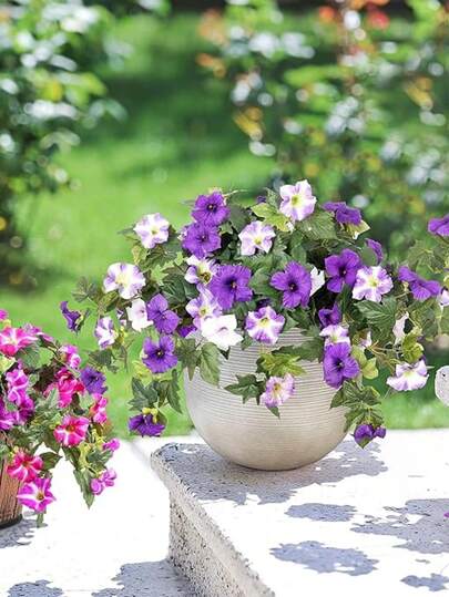 2pcs Artificial Silk Green Plants, Artificial Paulownia Flowers, Fake Plants, Suitable For Mother's Day, Birthday, Valentine's Day, Women's Gifts, Teacher's Day, Singles Party, Indoor Decor