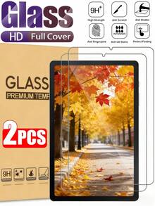 2 piezas Película protectora de vidrio templado Ultra HD compatible con Huawei MediaPad/Honor Pad, dureza 9H, cobertura completa, a prueba de explosiones, resistente a arañazos, capa suave repelente al aceite, sin burbujas, adsorción automática, película protectora - transparente - Ver 19