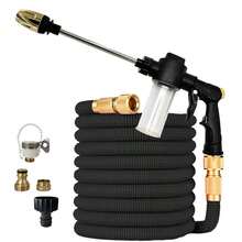 GOUN HOSE 花园浇水软管高压洗车水枪家用伸缩软管泡沫套装花园浇水水枪 GOUNHOSE - A - 查看 16