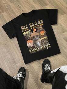 Men T-Shirts - 黑色 - 查看 6
