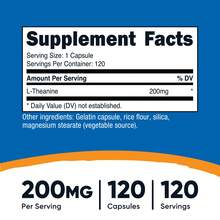 Nutricost L-Theanine 200mg, 120 Capsules, Double Strength - Non-GMO, Gluten Free, Stress Relief, Relaxation, Lab Tested, Non-GMO, Premium Quality - Khác - Xem 2
