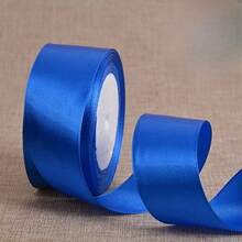 25 Yards Satin Ribbon 4CM Wide, Wedding Chair Decor, Flower Gift Wrapping, Cake Packaging Ribbon - Multicolor - View 13