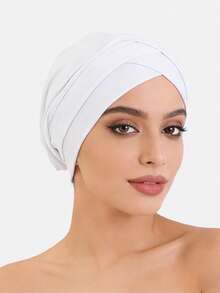 1 chiếc mũ len nữ kiểu đan chéo, co giãn, thích hợp sử dụng hàng ngày. - Nhiều màu - Xem 32