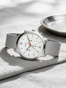 Đồng hồ Fossil nam, máy quartz, vỏ thép không gỉ, ba kim, mặt kính chống trầy xước FS5382/FS5383 - trắng - Xem 9
