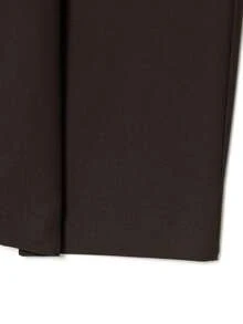 Pantalones de mujer de unicolor, nueva colección de primavera - Color caoba - Ver 7