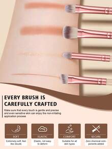 Bộ dụng cụ trang điểm 8/20/25/46 món bao gồm: 1 túi đựng mỹ phẩm và đồ dùng cá nhân đa năng có khóa kéo chống thấm nước + Bộ 25 cọ trang điểm + 4 bông mút trang điểm + 4 bông mút trang điểm mini + 4 bông phấn tam giác + 4 bông phấn dạng cushion mini + 1 băng đô cài tóc + 2 dây đeo bát trang điểm + 1 dụng cụ vệ sinh cọ trang điểm - Màu be - Xem 2