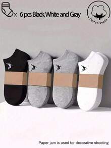 1/3/5/10/15/20/30 pares de calcetines de algodón para hombre/mujer, calcetines tobilleros blancos/grises/negros, diseño de malla transpirable, que absorbe la humedad, suaves y cómodos, adecuados para otoño/invierno/primavera/verano, casual, deportes, negocios, combinaciones de colores aleatorios - Multicolor - Ver 7